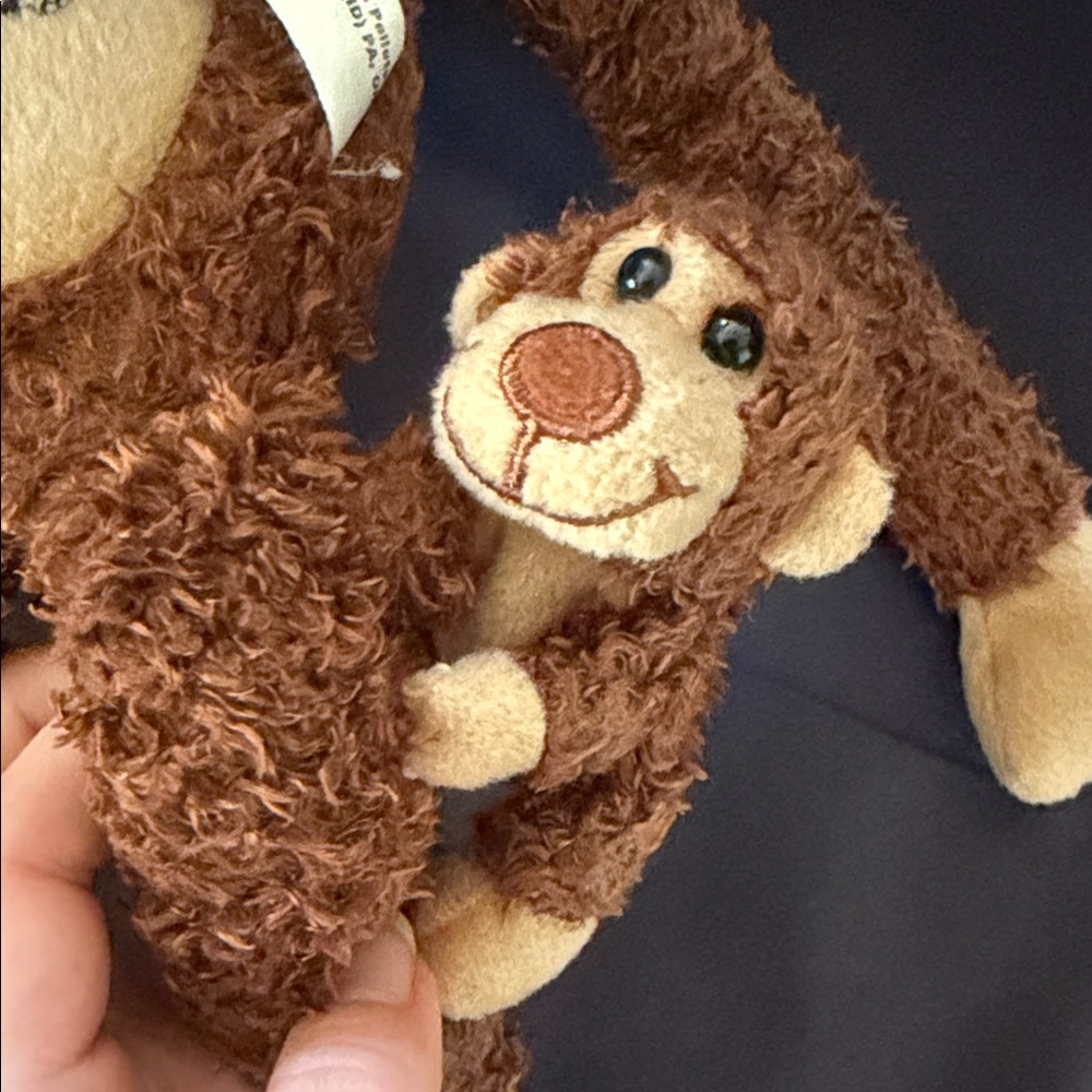 Brown Plush Monkey Toy I ❤️ NY Metro Merchandise - Picture 7 of 10
